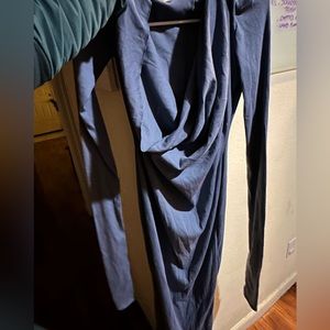 Long elegant warm dress